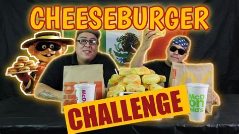 Cheeseburger Challenge Youtube
