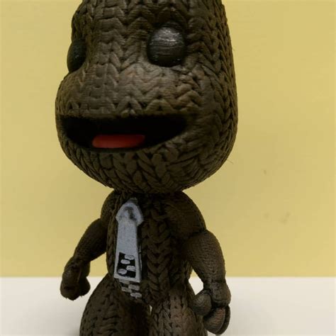 3d Print Of Sackboy From Little Big Planet Support Free By Smu