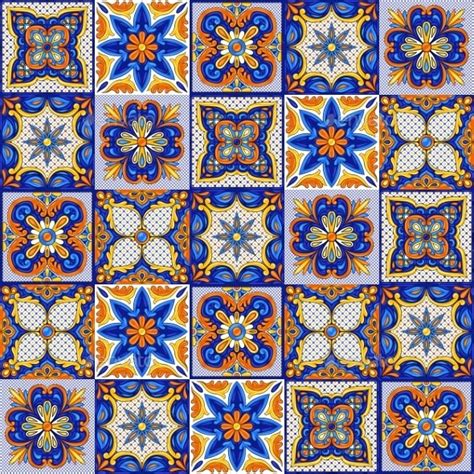 Mexican Talavera Ceramic Tile Pattern By Incomible Graphicriver