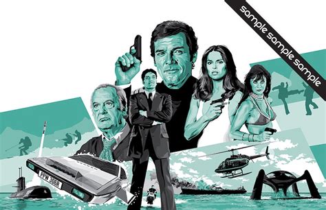 James Bond 007 The Spy Who Loved Me Unofficial Fan Art Etsy