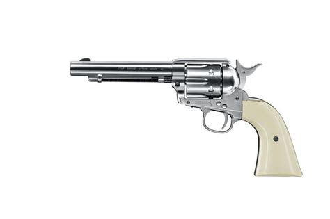 Revolver À Plomb Colt Saa 45 Finition Nickel Co2