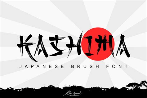 Kashima Japanese Brush Font Creativetacos