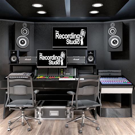 Recording Studio 3d Model Max Obj Fbx