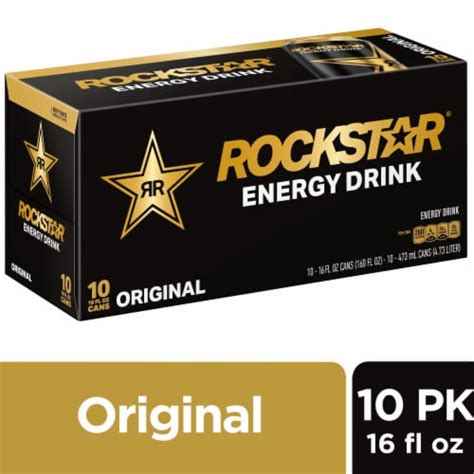 Rockstar Original Energy Drinks 10 Cans 16 Fl Oz Foods Co