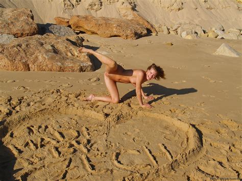 Edita S Naked On Beach Blonde Seaside Nude In Public 56