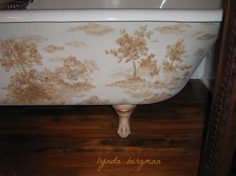 We will show you how to paint your bathtub with ease with the following steps. LYNDA BERGMAN DECORATIVE ARTISAN: HAND PAINTED "TOILE ...