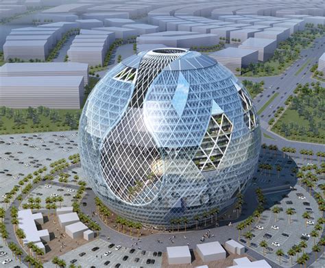 James Law Cybertecture Imagines Spherical Mixed Used Building For Dubai