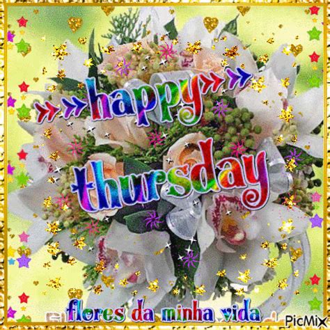 Colorful Happy Thursday Floral  Pictures Photos And Images For