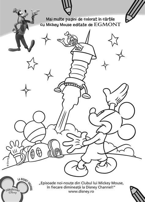 Racheta de colorat bino spatiu de joaca care ofera copiilor dumneavoastra o multimede spatiu pentru a colora. Plansa Mickey racheta - Planse de colorat - Disney ...