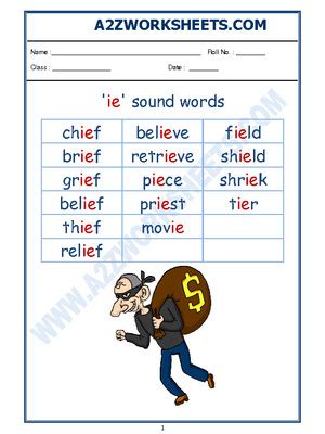These worksheets contain spelling activities for your second grade students. A2Zworksheets: Worksheets of Sound Words-Reading-English