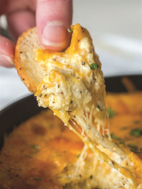 Cheesy garlic dip
