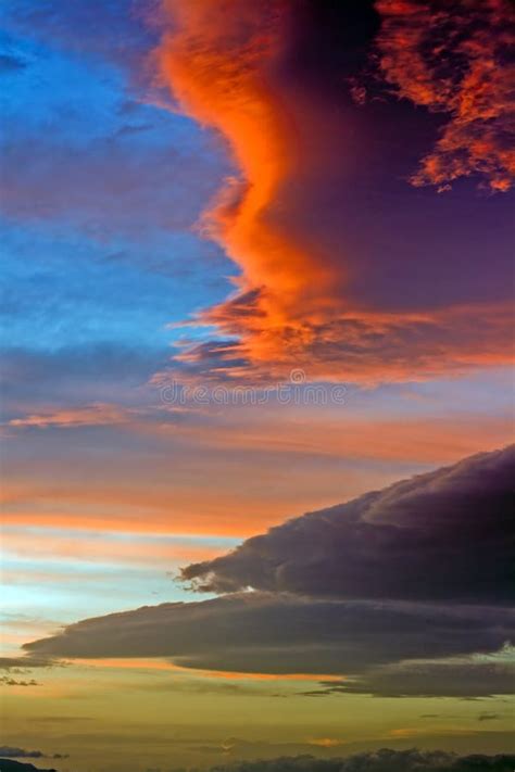 Storm Clouds At Sunset Stock Photo Image Of Background 29238920