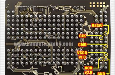 Emmc Bga Isp Pinout Bga Isp Pinout Emmc Isp