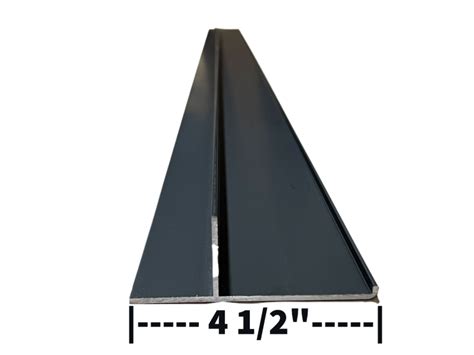 92″ Black Aluminum Off Set T Molding Slide Out Box Trim 4 12 X 1 12