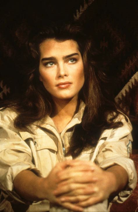 Brooke Shields Young Side Profile