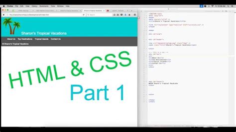 How To Code Html And Css Basic Website Setup Beginner Tutorial Part