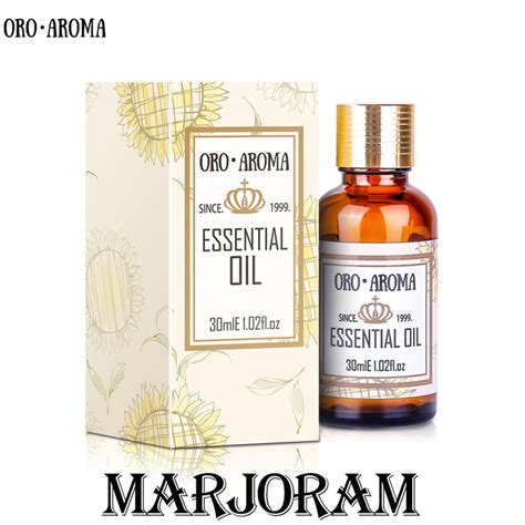 Merek Terkenal Oroaroma Alami Marjoram Essential Oil Mengurangi Tekanan Mengatur Siklus