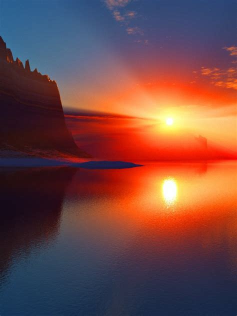 Free Download Awesome Beautiful Sunset Ocean Hd Desktops Laptops