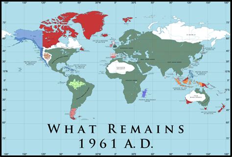Alternate History Weekly Update Map Monday What Remains Part 2 1961
