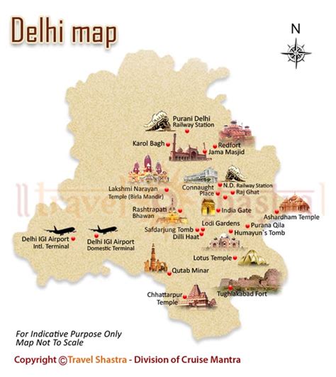 Delhi Tourist Attractions Map Tourist Destination In The World