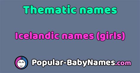 Icelandic Names Girls