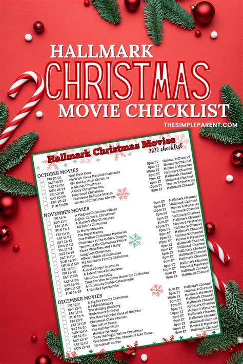 Free Printable Hallmark Christmas Movie Schedule Updated For 2022
