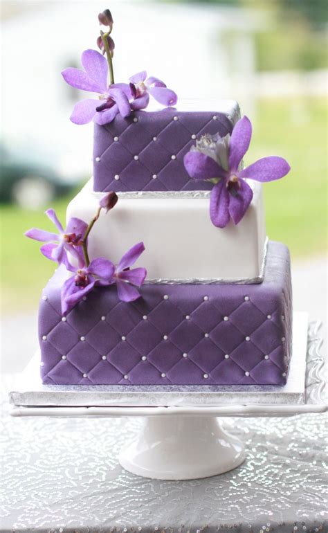 Purple Wedding Cakes Purple Wedding Cakes Lavender Wedding Cake