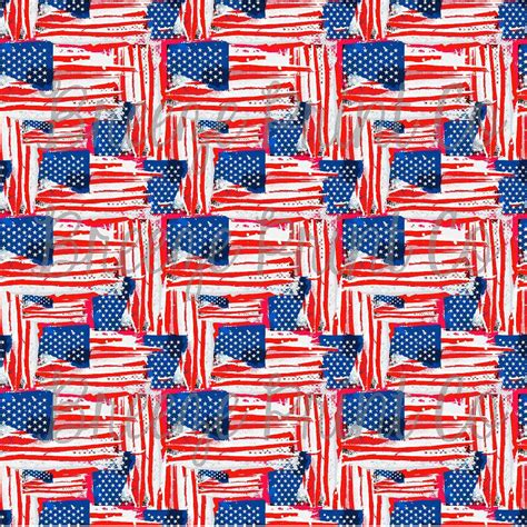 Fourth Of July Flag Pattern Vinyl Sheet Stars And Stripes Heat Trans
