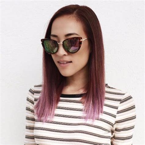 Purples sprinkled through cherry red hair are another bright story for daring girls. From Sweet to Bold: 55 Lavender Hair Ideas | Hair Motive ...