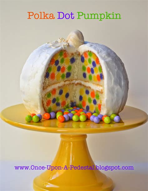 Once Upon A Pedestal Surprise Inside Cake Hidden Polka Dots From