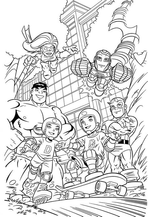 A super friends coloring book by jupiter kids (english. Super Hero Squad Show Coloring Lesson | Kids Coloring Page ...