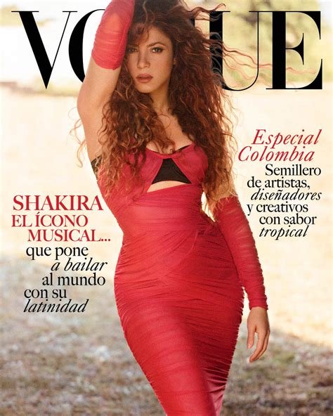 shakira en su primera portada de vogue méxico y latinoamérica ¡en exclusiva