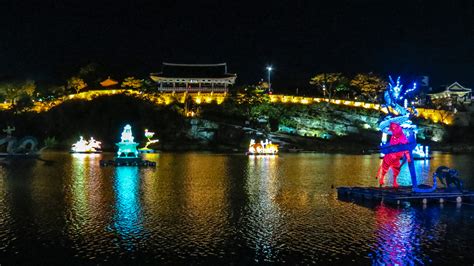South Korea Jinju Festival Of Floating Lamps Yudeung Flashpacking