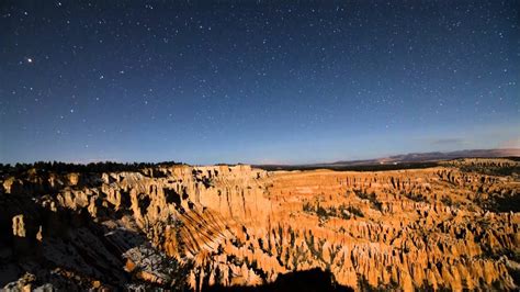 Bryce Canyon Moonrise Timelapse Youtube