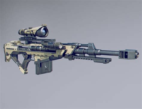 Future Weapons Sniper Rifle Concept Art