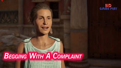 Assassin S Creed Odyssey Begging With A Complaint A Greedy Guard
