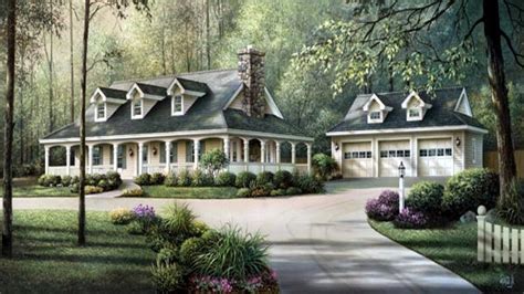 Country House Plans With Wrap Around Porches Country House