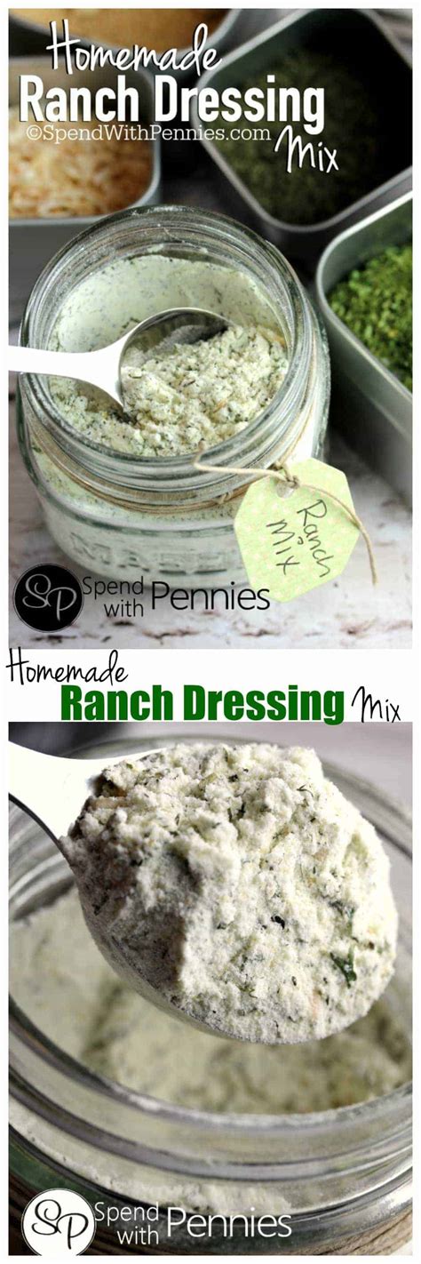 These days, this flavor can be found in every corner. Homemade Ranch Dressing Mix (No MSG!) - Spend with Pennies