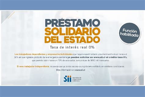 Préstamo solidario en el sii. SanCarlosOnline: SII habilita plataforma para postular al ...