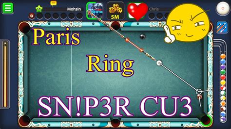 We found ourselves collecting rare pool cues and training to clear tables faster, with higher scores and longer combos. 8 Ball Pool - Paris Ring (SNIPER CUE) HD - YouTube