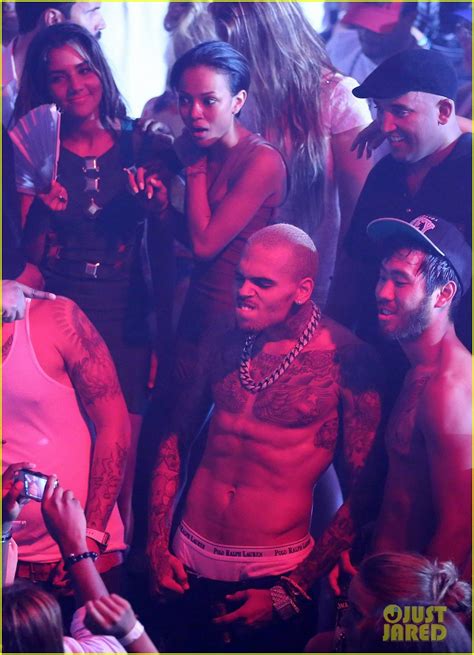 Chris Brown Shirtless At Gotha Club In Cannes Photo Chris