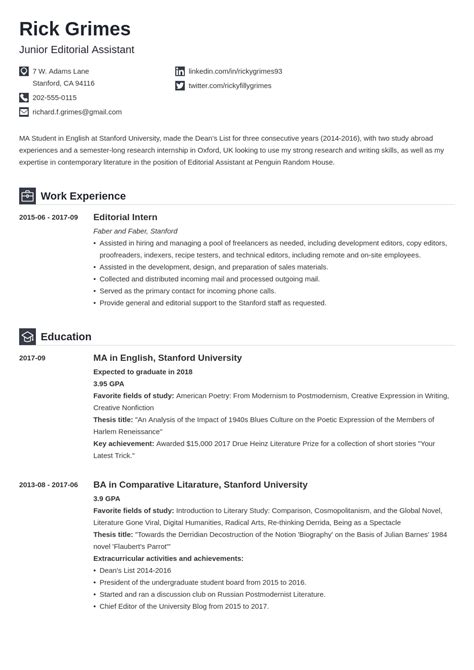 20 Student Resume Examples And Templates For All Students