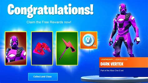 It took just under fourteen seconds from pressing the button on the fortnite on xbox series x is more impressive when it comes to its visuals. Fortnite Free Console Skins Rewards - New Dark Vertex Skin ...