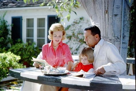Donna Reed And Husband Tony Owen With Their Daughter Mary Anne Circa