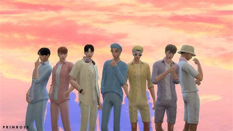 Sims 4 Cc Bts Poster Sims 4 Sims Sims 4 Cc