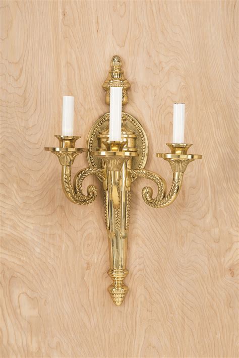 Buy swing arm wall light and get the best deals at the lowest prices on ebay! Three Light Polished Brass Wall Sconce | Wall Lights ...