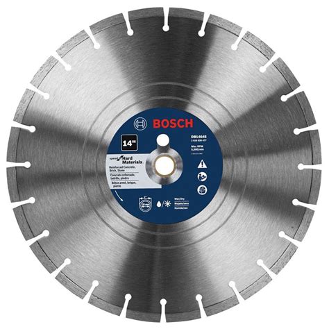 Bosch 14 In Premium Plus Hard Diamond Saw Blade For Cutting Concrete