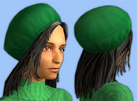 Mod The Sims Beret Hair Tucked Under Hat Child To Elder Works