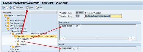 SAP BLOG - Validation (GGB0) Error message Long text in S4 HANA, error message like standard SAP ...