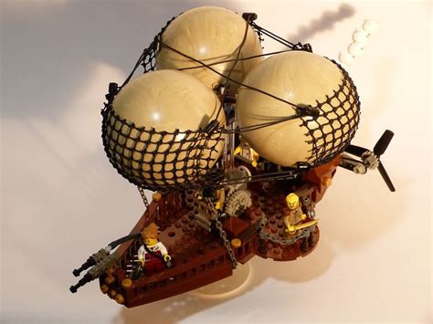 Maidens Delight Airship Steampunk Lego Lego Accessories Lego